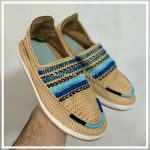 گیوه زیره میکروالن کرم طرحدار